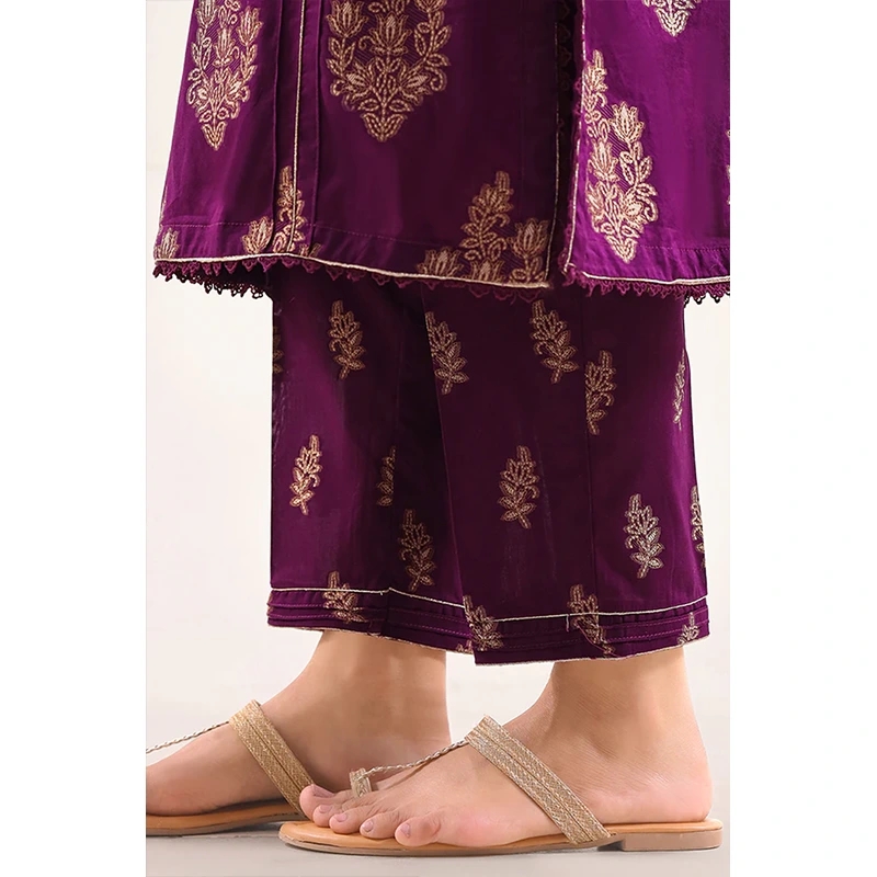 SAYA Original Cotton Jacquard Stitched 2 Piece (Shirt/Trouser) - Image 3