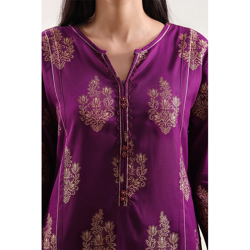 SAYA Original Cotton Jacquard Stitched 2 Piece (Shirt/Trouser)