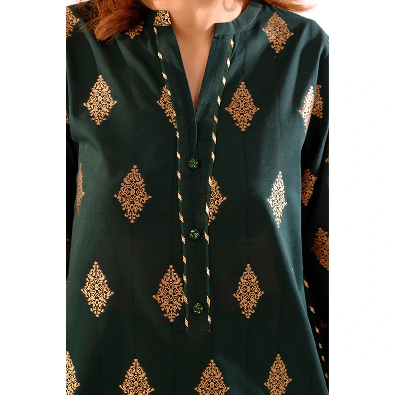 SAYA Original Cotton Jacquard Stitched 2 Piece (Shirt/Trouser)