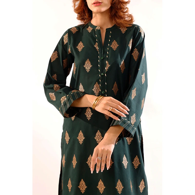 SAYA Original Cotton Jacquard Stitched 2 Piece (Shirt/Trouser)