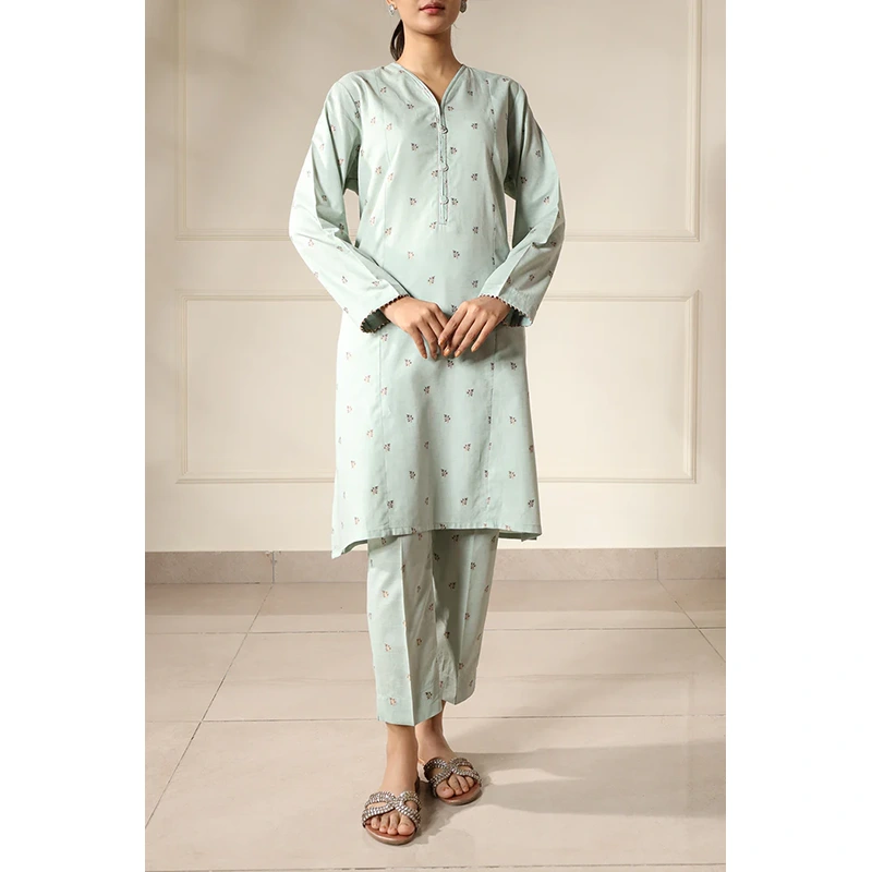 SAYA Original Cotton Jacquard Stitched 2 Piece (Shirt/Trouser)
