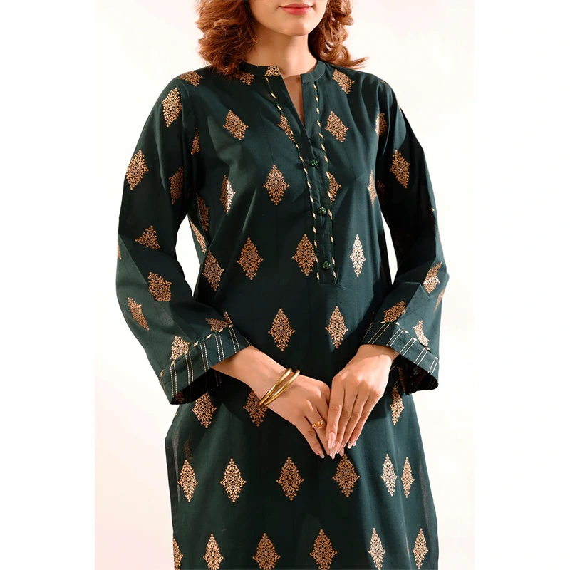 SAYA Original Cotton Jacquard Stitched 2 Piece (Shirt/Trouser)