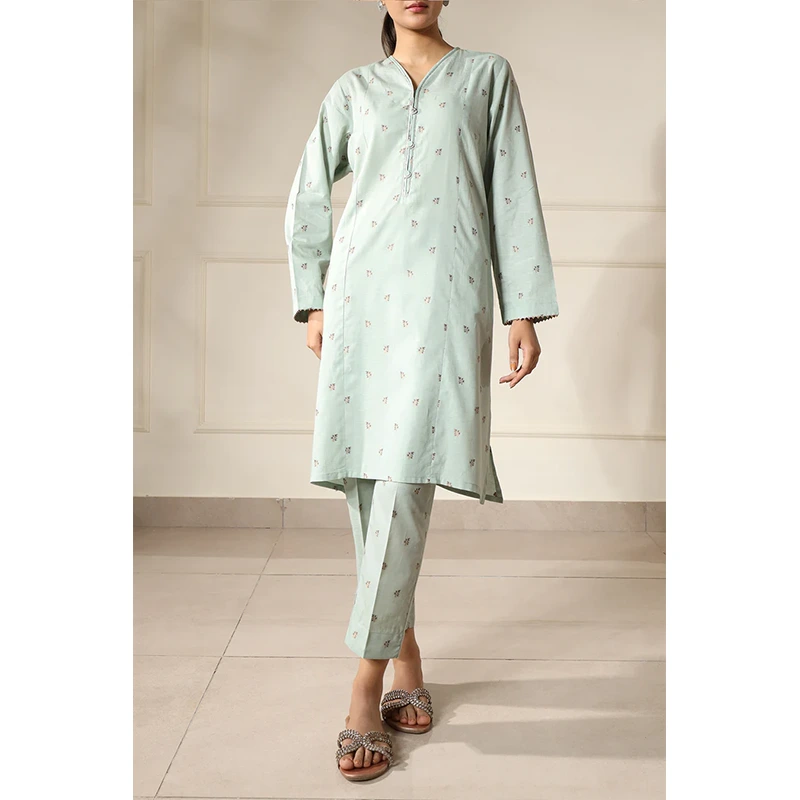SAYA Original Cotton Jacquard Stitched 2 Piece (Shirt/Trouser)