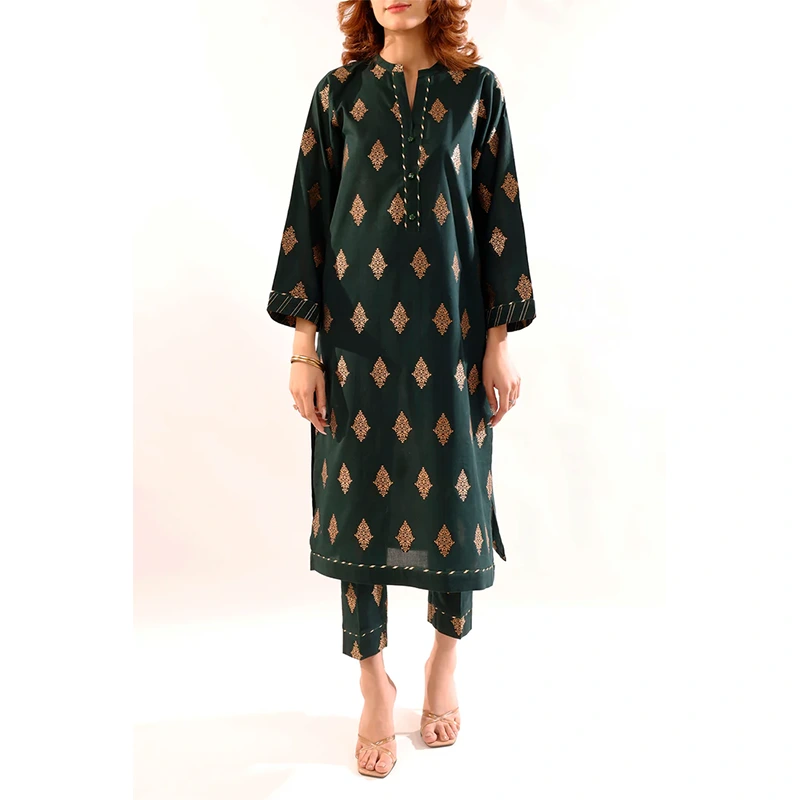 SAYA Original Cotton Jacquard Stitched 2 Piece (Shirt/Trouser)