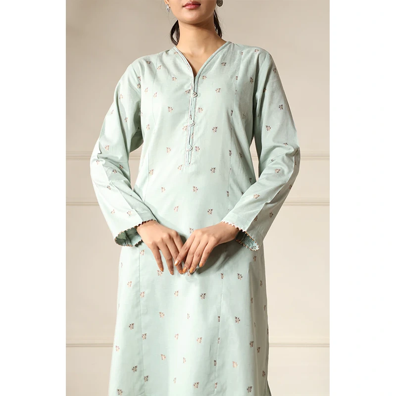 SAYA Original Cotton Jacquard Stitched 2 Piece (Shirt/Trouser)