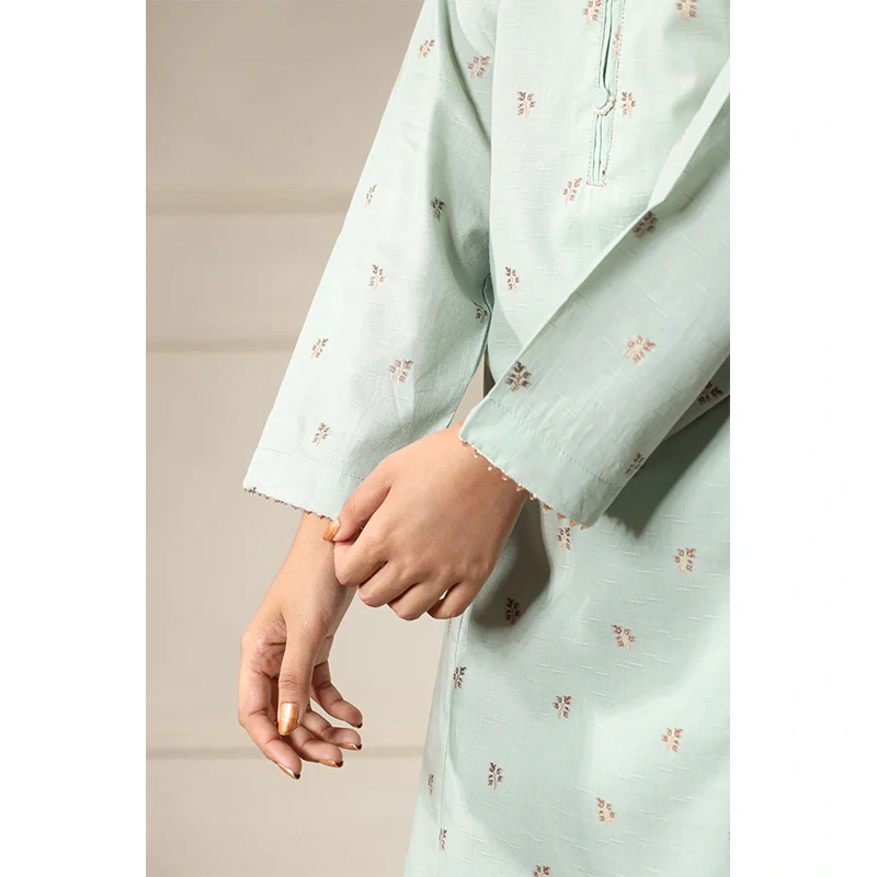 SAYA Original Cotton Jacquard Stitched 2 Piece (Shirt/Trouser)