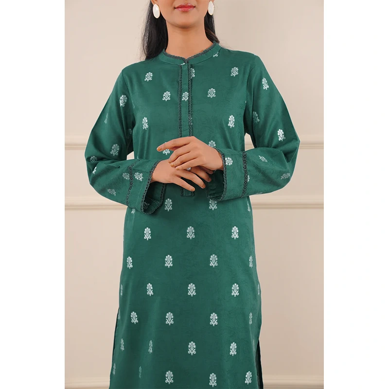 SAYA Original Cotton Jacquard Stitched 2 Piece (Shirt/Trouser)