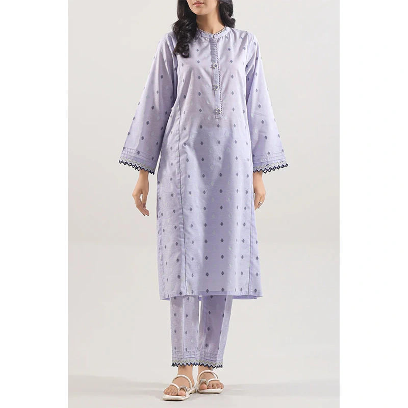 SAYA Original Embroidered Cotton Jacquard Stitched 2 Piece (Shirt/Trouser)