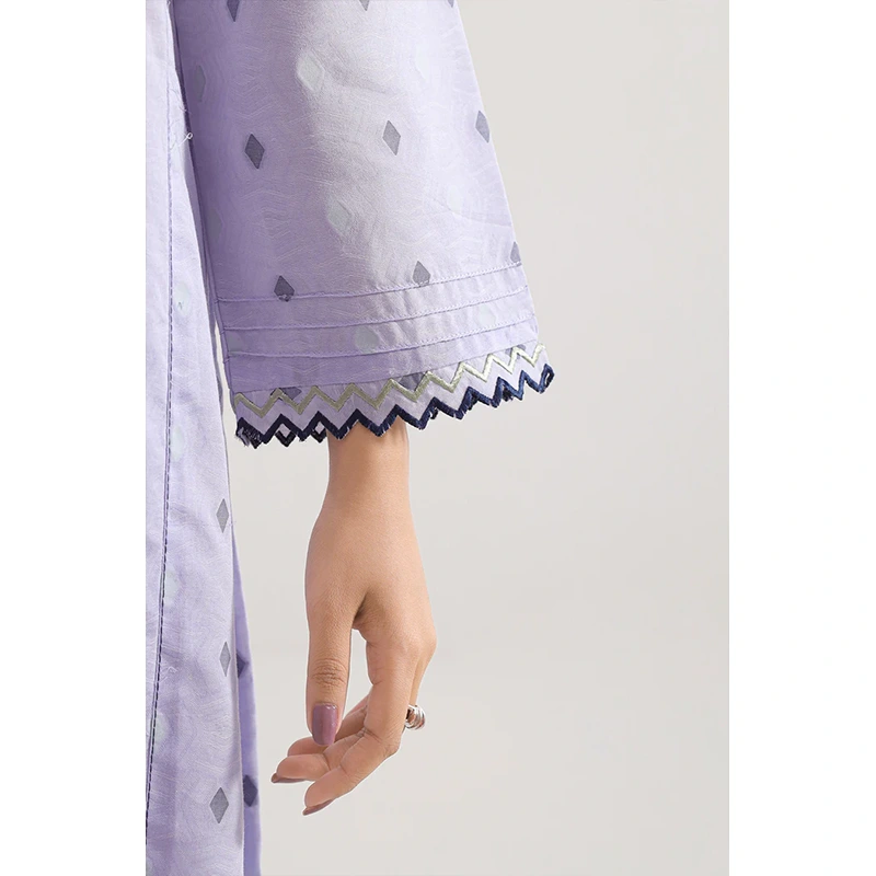 SAYA Original Embroidered Cotton Jacquard Stitched 2 Piece (Shirt/Trouser) - Image 5