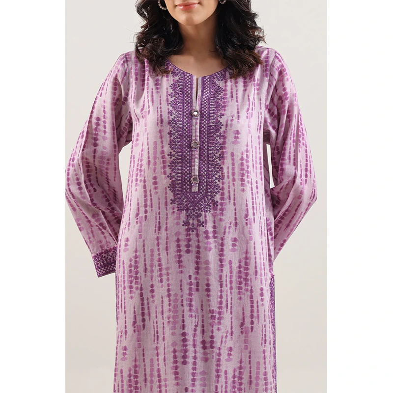 SAYA Original Printed Arabic Lawn Stitched 2 Piece (Shirt/Trouser)