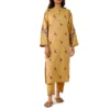 SAYA Original Solid Embroidered Easy Care Fabric Suit